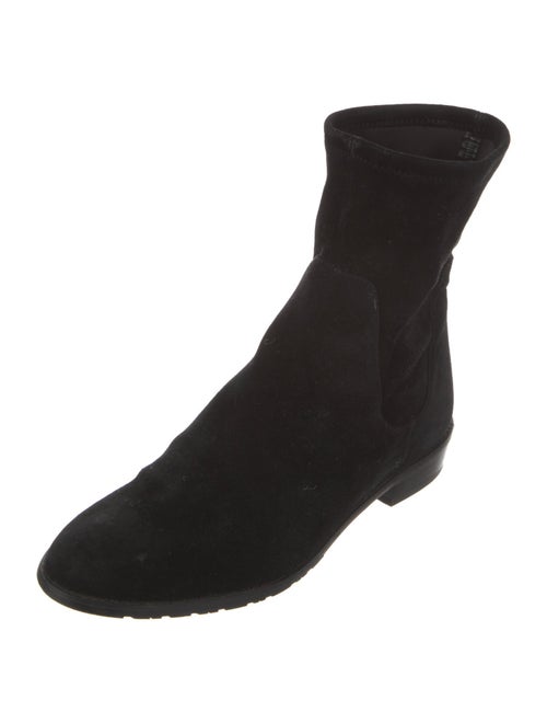 Stuart Weitzman Suede Combat Boots