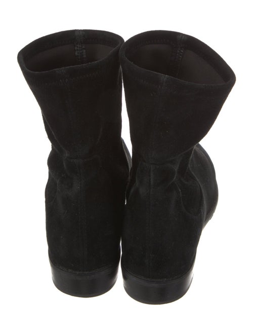 Stuart Weitzman Suede Combat Boots