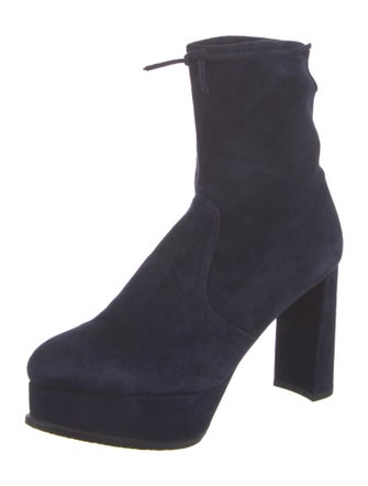 Stuart Weitzman Suede Sock Boots