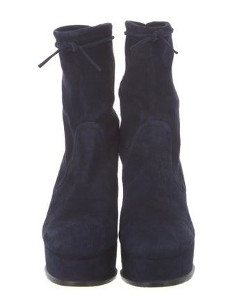 Stuart Weitzman Suede Sock Boots