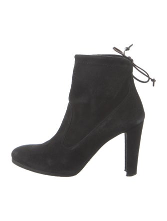 Stuart Weitzman Suede Lace-Up Boots