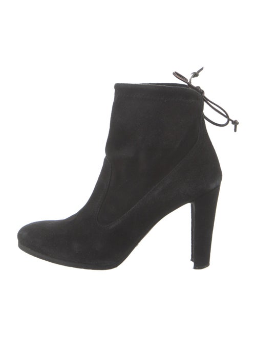 Stuart Weitzman Suede Lace-Up Boots
