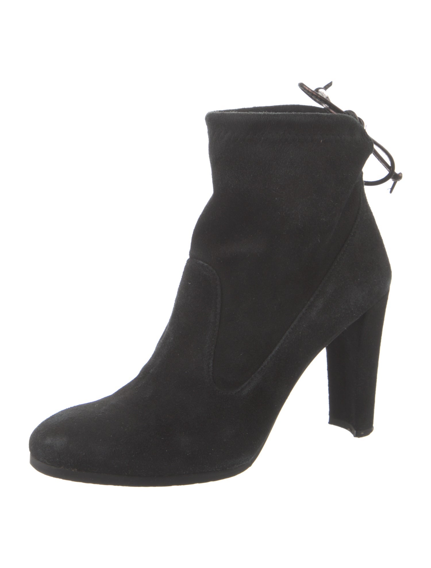 Stuart Weitzman Suede Lace-Up Boots