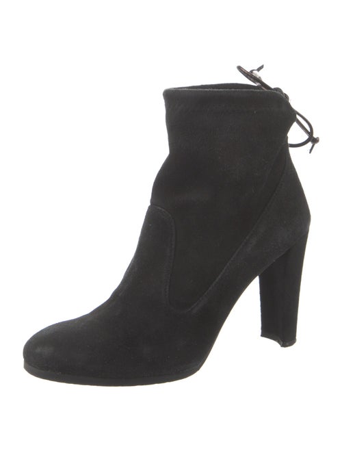 Stuart Weitzman Suede Lace-Up Boots