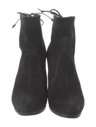 Stuart Weitzman Suede Lace-Up Boots