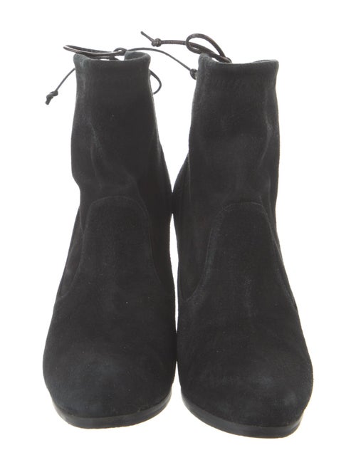 Stuart Weitzman Suede Lace-Up Boots