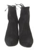 Stuart Weitzman Suede Lace-Up Boots