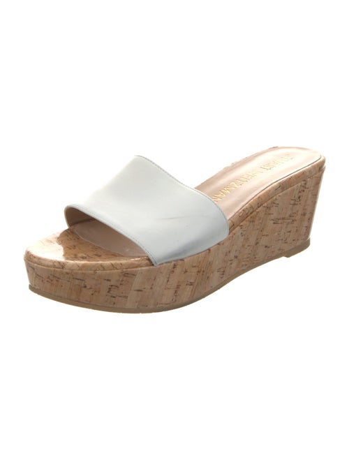 Stuart Weitzman Leather Slides