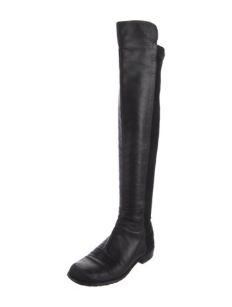 Stuart Weitzman Leather Riding Boots