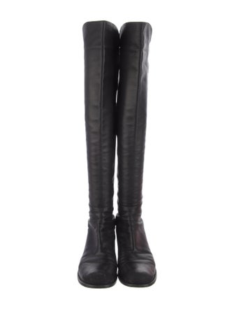 Stuart Weitzman Leather Riding Boots