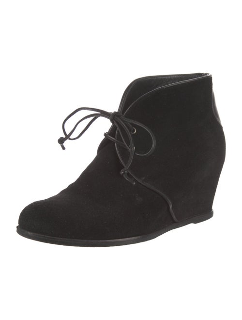 Stuart Weitzman Suede Lace-Up Boots