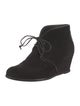 Stuart Weitzman Suede Lace-Up Boots