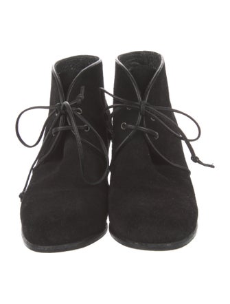 Stuart Weitzman Suede Lace-Up Boots