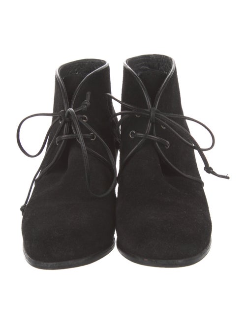 Stuart Weitzman Suede Lace-Up Boots