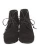 Stuart Weitzman Suede Lace-Up Boots