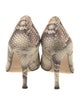 Stuart Weitzman Leather Animal Print Pumps