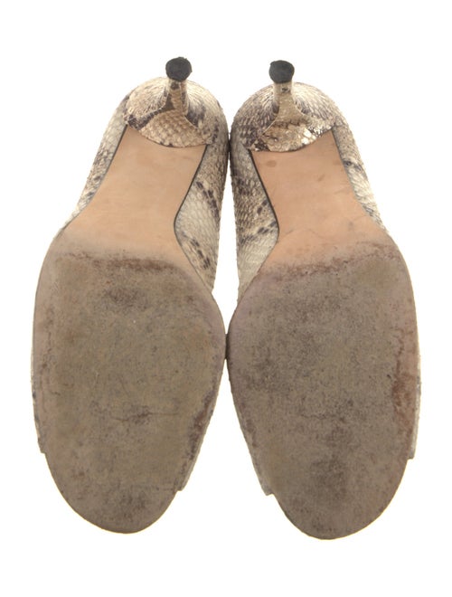 Stuart Weitzman Leather Animal Print Pumps