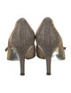 Stuart Weitzman Glitter Bow Accents Pumps