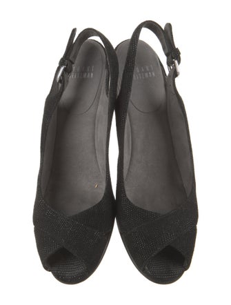 Stuart Weitzman Suede Slingback Sandals