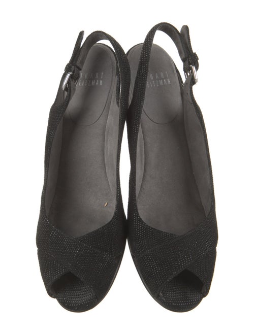 Stuart Weitzman Suede Slingback Sandals