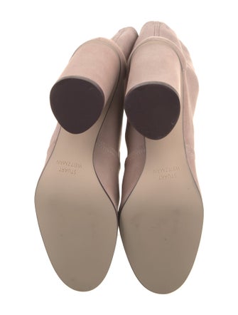 Stuart Weitzman Suede Sock Boots