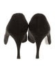 Stuart Weitzman Suede Bow Accents Pumps