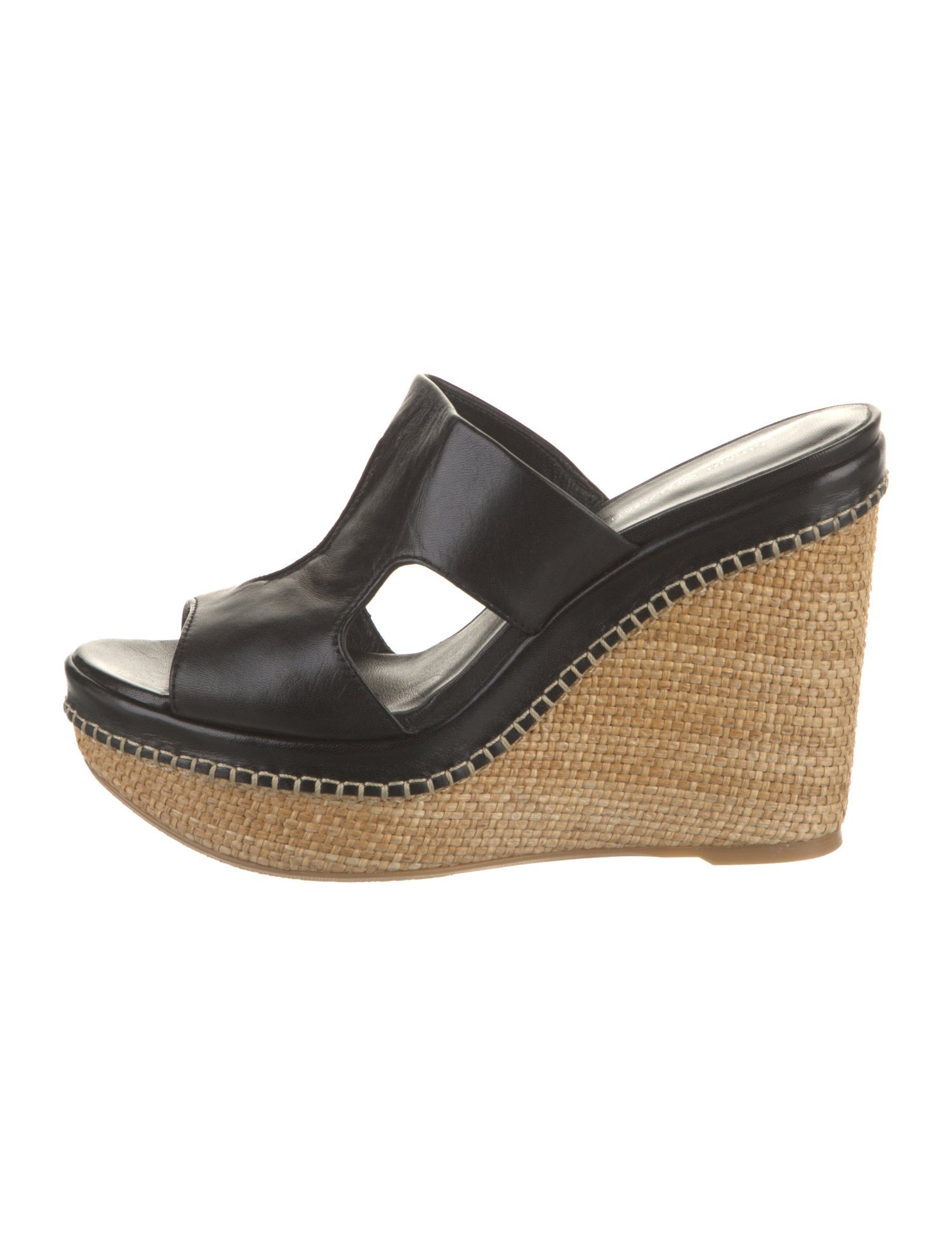 Stuart Weitzman Leather Slides