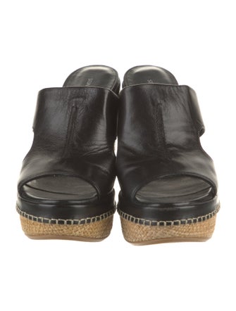 Stuart Weitzman Leather Slides