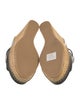 Stuart Weitzman Leather Slides