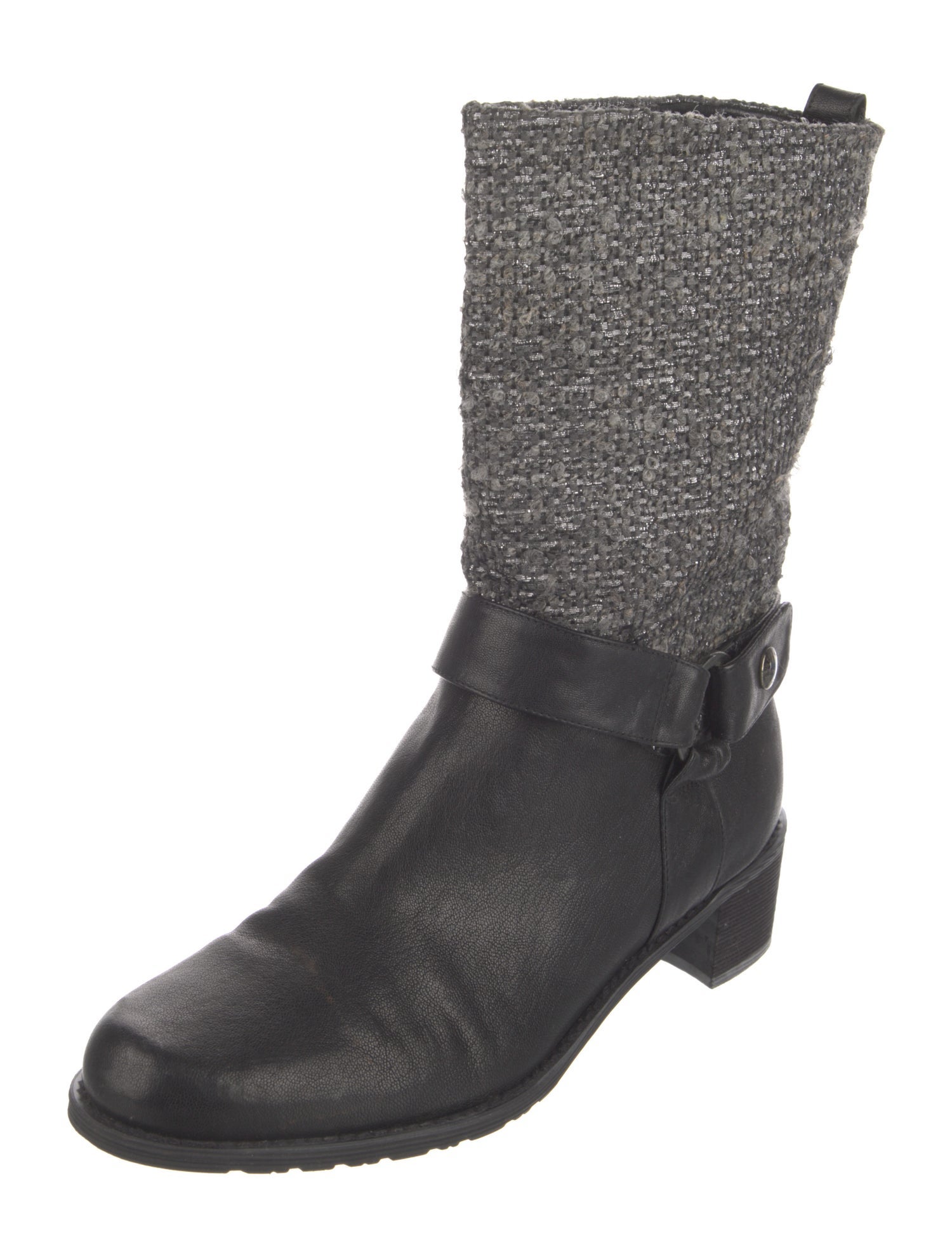 Stuart Weitzman Printed Moto Boots