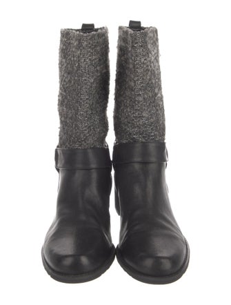 Stuart Weitzman Printed Moto Boots