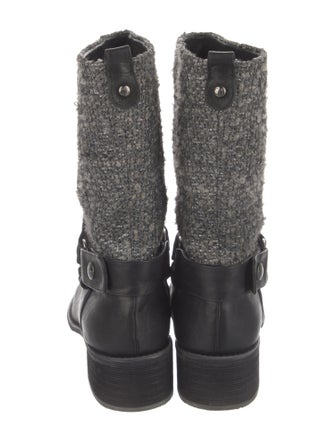 Stuart Weitzman Printed Moto Boots