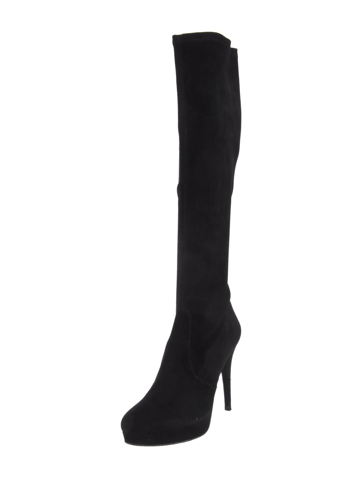 Stuart Weitzman Suede Sock Boots