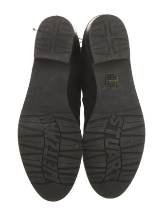 Stuart Weitzman Suede Lace-Up Boots