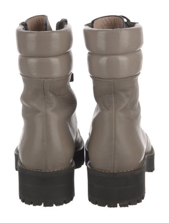 Stuart Weitzman Leather Combat Boots