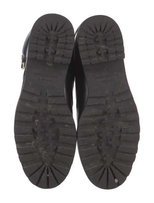 Stuart Weitzman Leather Combat Boots
