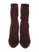Stuart Weitzman Velvet Sock Boots