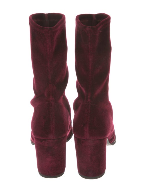 Stuart Weitzman Velvet Sock Boots