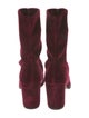Stuart Weitzman Velvet Sock Boots