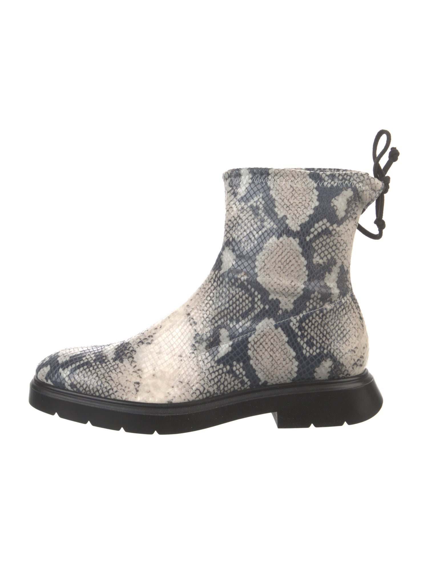 Stuart Weitzman Animal Print Combat Boots