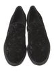 Stuart Weitzman Velvet Whipstitch Trim Loafers