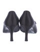 Stuart Weitzman Satin Ruffle Embellishment Pumps