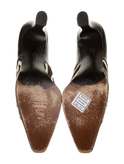 Stuart Weitzman Patent Leather Animal Print Pumps