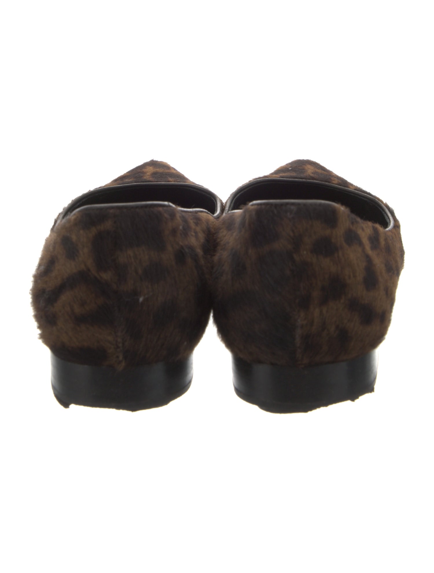 Saint Laurent Ponyhair Animal Print Flats