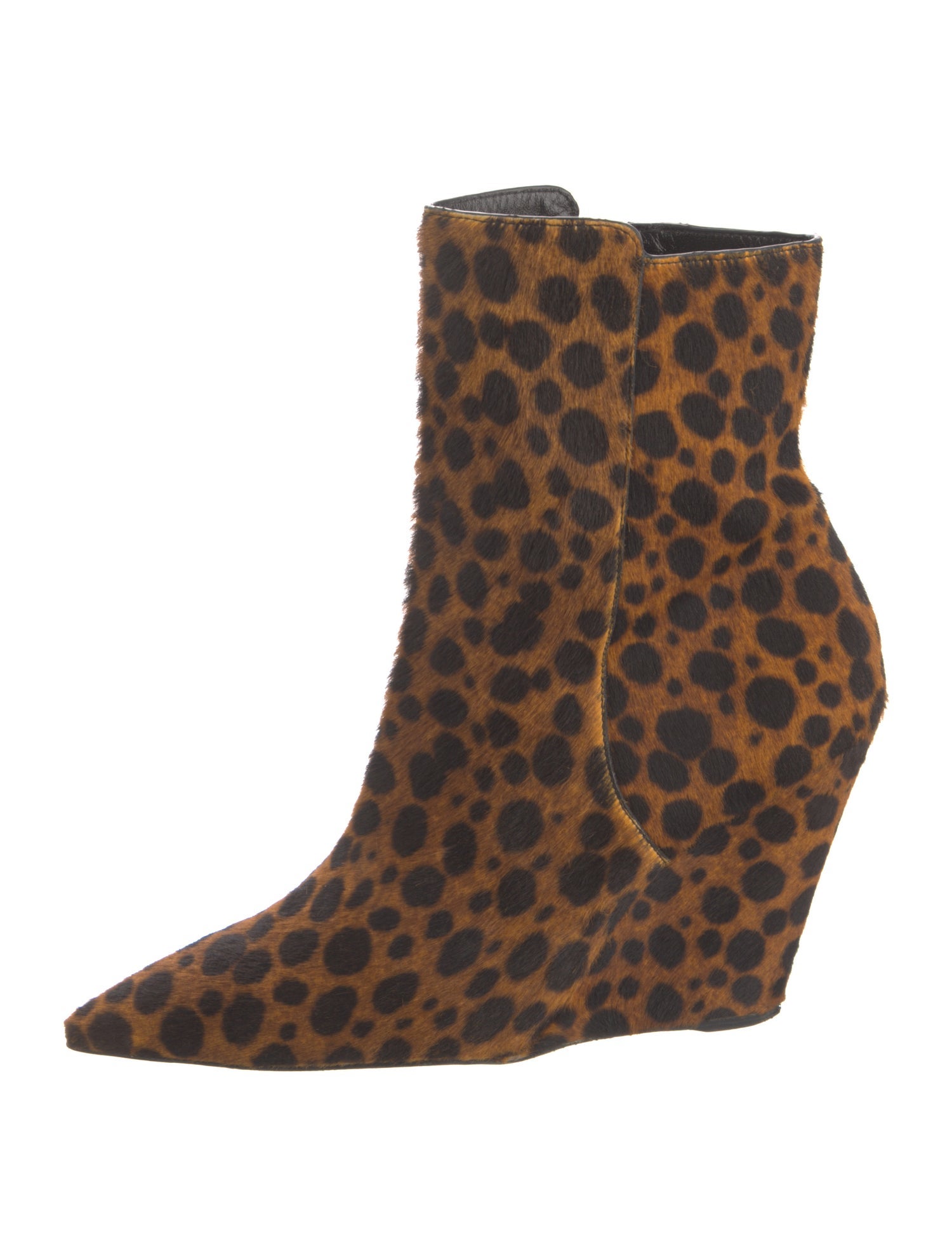 Stuart Weitzman Ponyhair Animal Print Boots