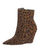Stuart Weitzman Ponyhair Animal Print Boots