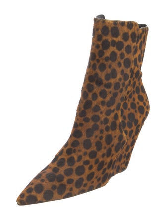 Stuart Weitzman Ponyhair Animal Print Boots
