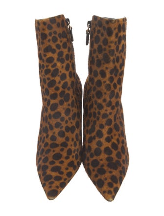 Stuart Weitzman Ponyhair Animal Print Boots