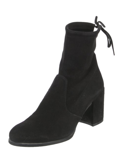 Stuart Weitzman Suede Lace-Up Boots