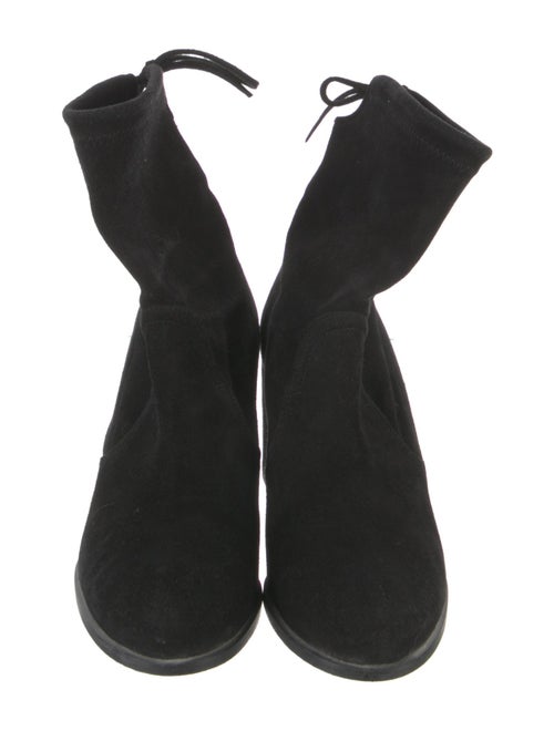 Stuart Weitzman Suede Lace-Up Boots